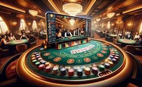 gem188 login live blackjack table with multi-camera feed and betting interface